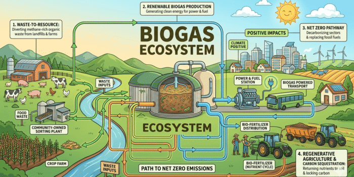 Ekosistem Biogas untuk Nett Zero Emmisions